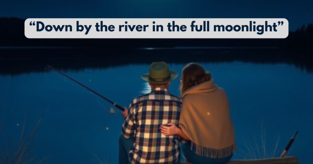 fishing in the dark meaning