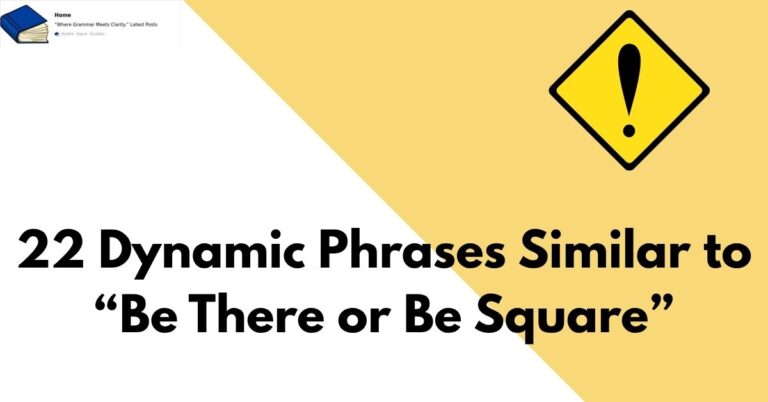 be there or be square alternatives