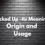 bricked up slang