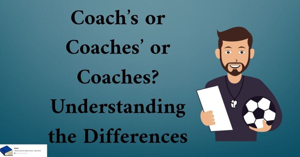 coaches or coach's