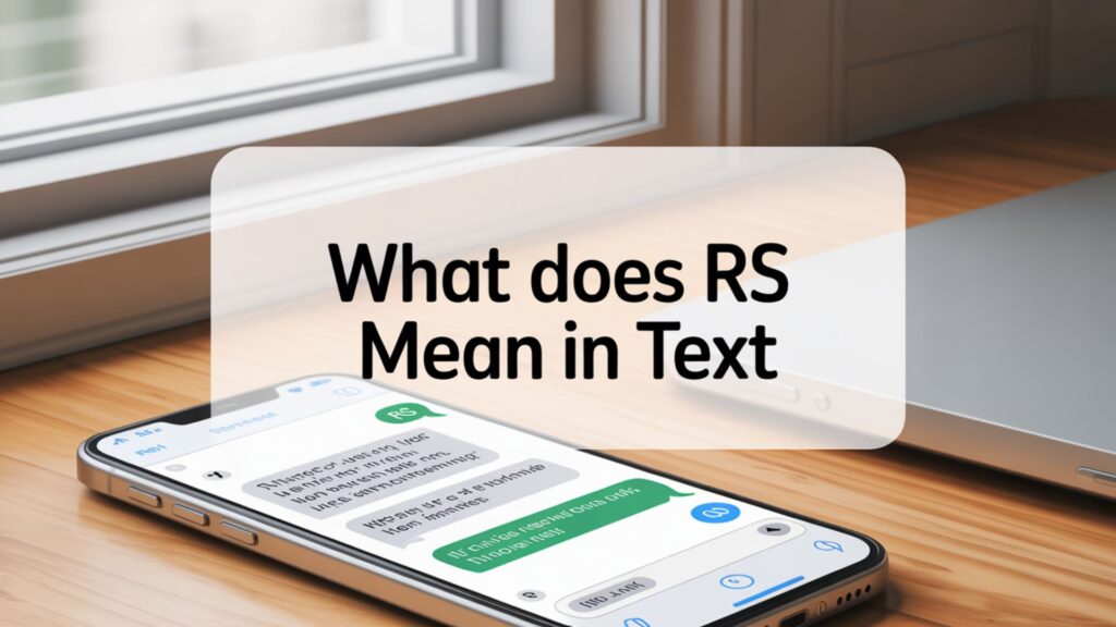 What Does RS Mean in Text (1)