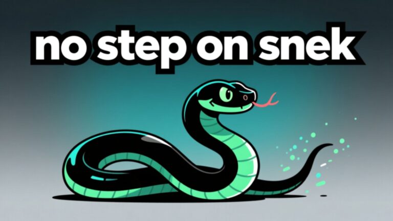 no step on snek