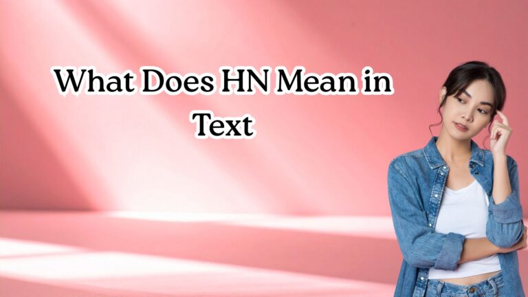 What Does HN Mean in Text