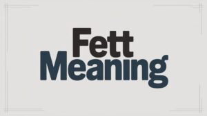 fett meaning