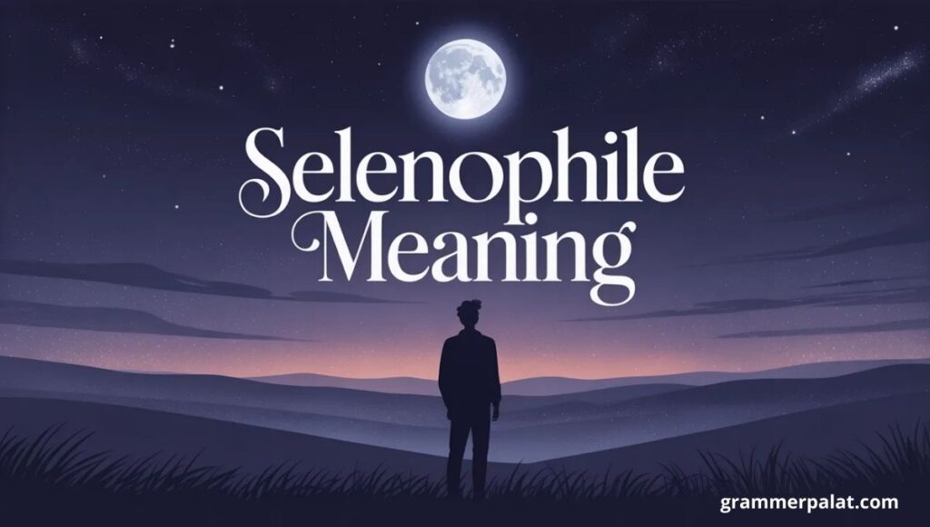 Selenophile Meaning
