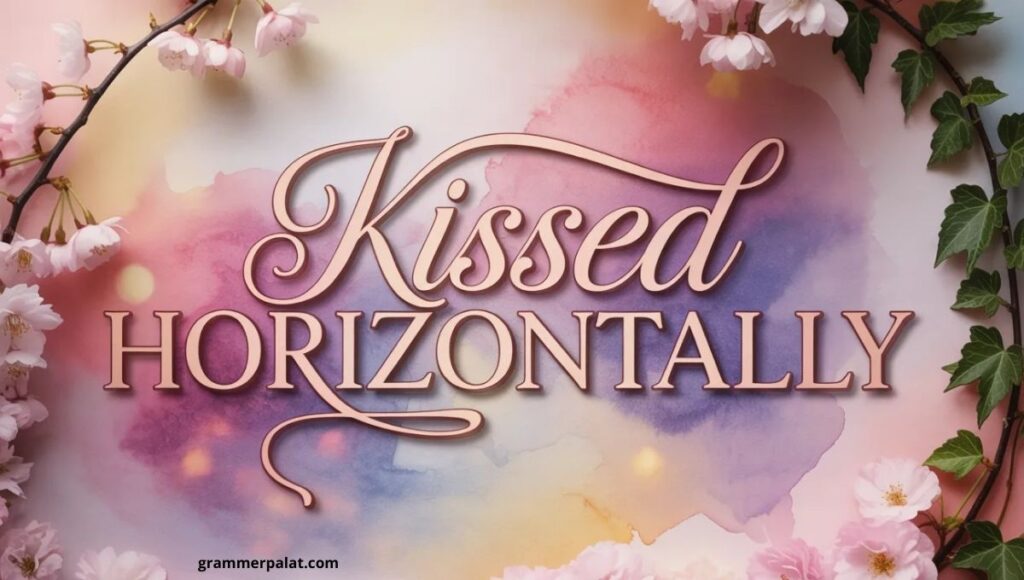 Kissed Horizontally Meaning 