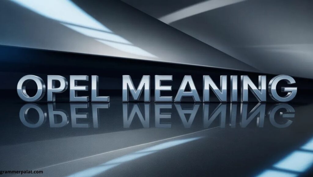 OPEL Meaning