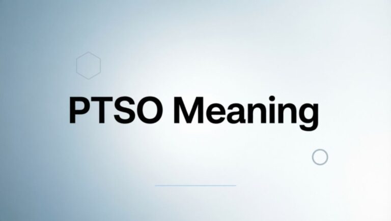 PTSO Meaning