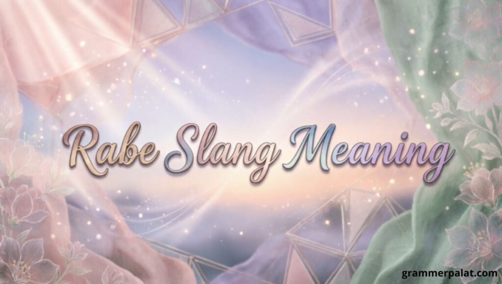 Rabe Slang Meaning
