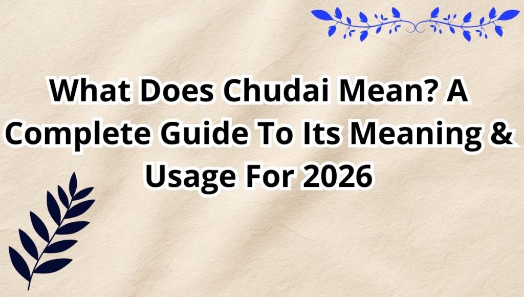 chudai meaning