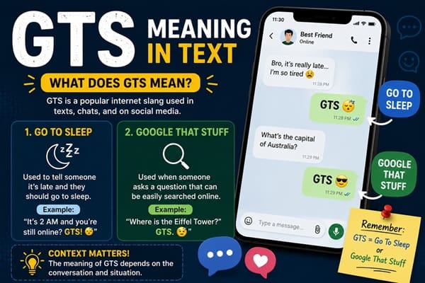 what do gts mean in text