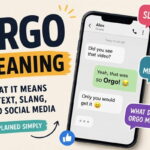 orgo slang