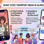 chopped meaning slang