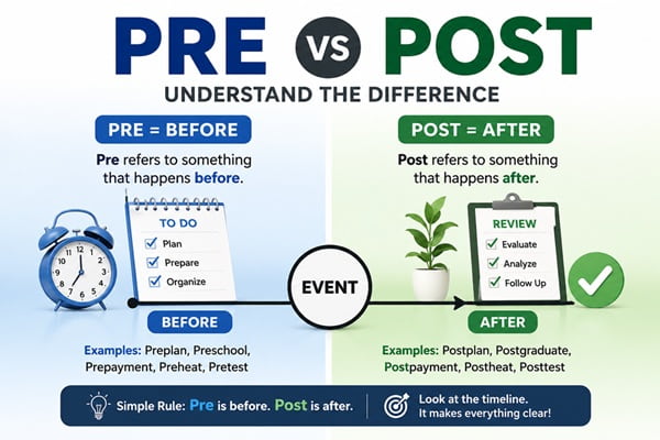 Pre vs Post