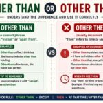 other than or other then