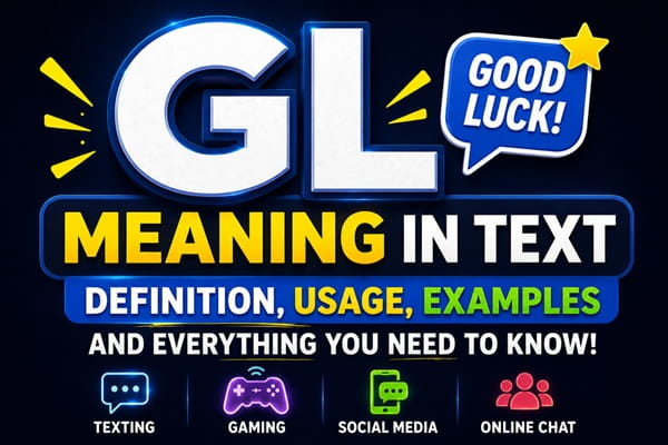 GL Meaning in Text